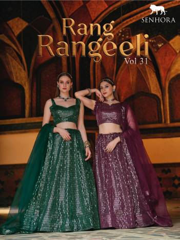 Rang Rangeeli Vol 31 By Senhora Designer Partywear Lehenga Choli Collection